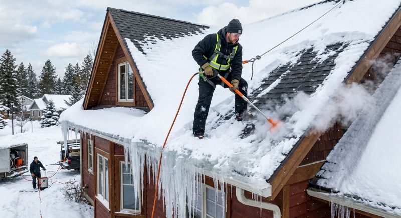 Ice Dam Removal in Columbia, MO