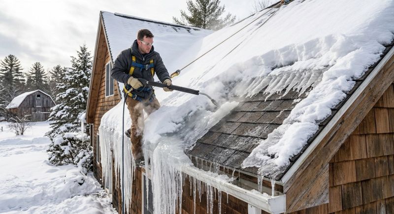 Ice Dam Removal in Columbia, MO