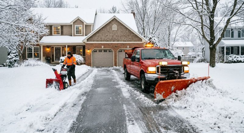 Road Snow Plowing in Brooklyn, NY